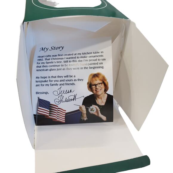 Swarovski Crystal Christmas Ornament Heart Gifts by Teresa Ornament Son Stocking - Picture 15 of 16